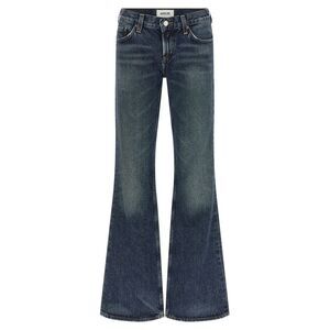 Agolde Blue Cotton Bootcut Women's Jeans